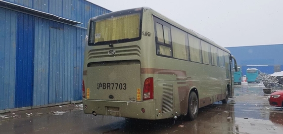 55 Seats Used Coach Bus Second Hand Kinglong XMQ6129 With Diesel Engine LHD Steering
