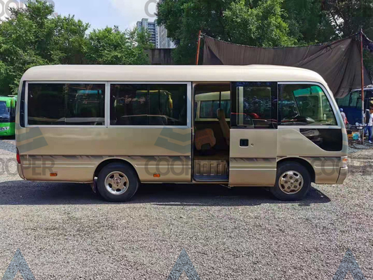 23-29 Seats Used Toyota Bus Toyota Coaster Used Bus With Luxury Inner Decoration