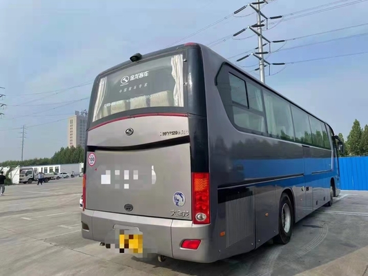 Coach Second Hand 54 Seats 12 Meters Smooth Shape Used King Long Bus XMQ6129 Double Doors