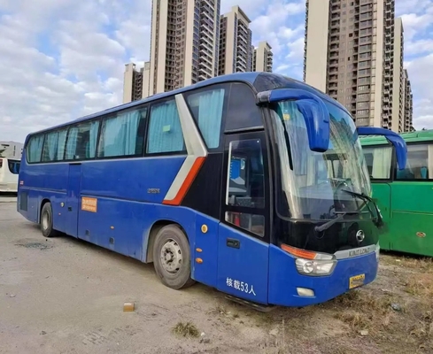 Used Bus And Coach Middle Door 12 Meters Sealing Window 53 Seats Second Hand Kinglong Bus XMQ6129
