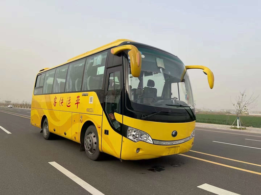 Used Motor Coaches 35 Seats 2015 Year Singl Passenger Door Long Distance Transport Used Youngtong Bus ZK 6808