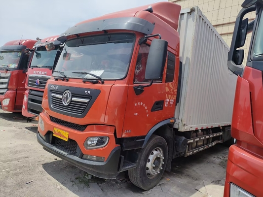 Used Cargo Trucks Cummins Engine 245 Hp Fast Gearbox 10 Meters Long High Roof Cabin Dongfeng Van Truck