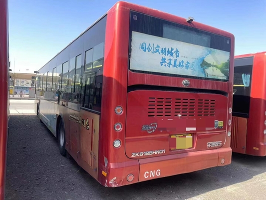 49 Seaters Used City Bus 100 Passengers Yutong Zk6125 Cng Engine Double Door