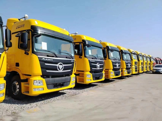 New Tractor Trucks 6*4 Foton GTL Horse 510hp Yellow Color 10 Tires Automatic 2021 Year