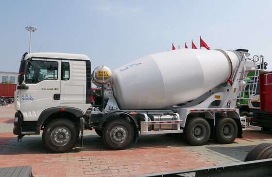 Howo Concrete Mixer Truck 7.8 Cubic Tanker Howo TX 8*4 Drive Mode Weichai 350hp