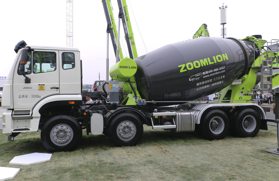 Concrete Mixer Truck Ghana Hohan J5G 8*4 Chassis Zoomlion Tanker 8M3 Diesel Engine 310hp