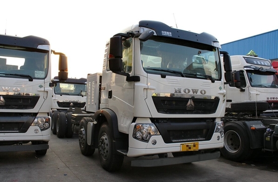 Sino Tipper Truck Howo Dumper Chassis 8×4 Single Cab 2 Seats LNG 290hp 9.2 Meters Long