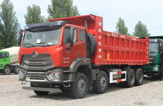 Sino Truck 60t Dumper Power Diesel Engine 440hp Hohan Tipper 8×4 Mining Transportation