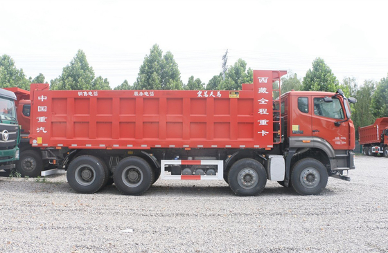 Sino Truck 60t Dumper Power Diesel Engine 440hp Hohan Tipper 8×4 Mining Transportation