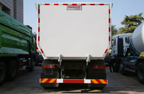 Dump Truck For Sinotruck Sitrak Loading 40 Tons 8*4 White Color U-Type Box Heavy Duty