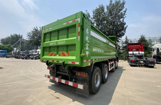 Howo 8x4 Dump Truck 340hp Urban Construction Waste Transportation 12 Wheels Leaf Spring