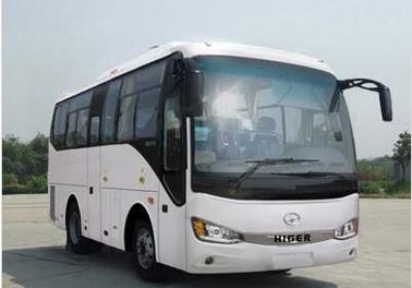 Second Hand Higer Bus Used Passenger Coach with 12000Km Mileage Steel Chassis