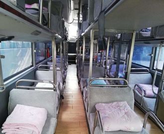 Manual Diesel Used Yutong Buses Coach Sleeper Bus 2017 Year 42 Seats With Soft Bed