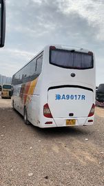 59 Seats Diesel Used Yutong Buses Max Speed 100km/H White 2014 Year ZK6127