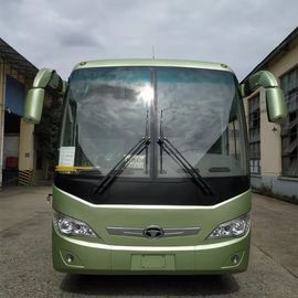 63 Seats Diesel Engine Bus Double Back Axle Left Hand Drive 110km / H Max Speed