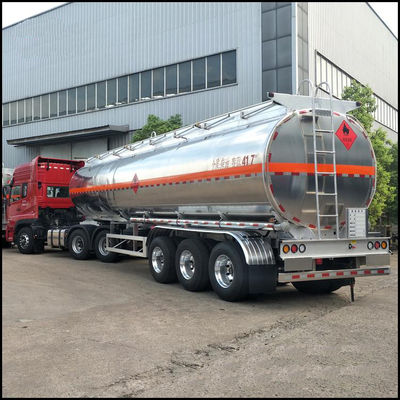3 Axles 45000 Liters Fuel Transport Tanker Oil Tank Petrol Truck Trailer