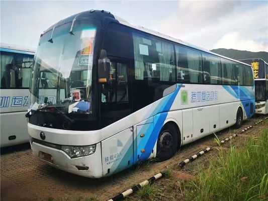 Diesel LHD 6126 Model Used Yutong Buses 49 Seat 2014 Year 