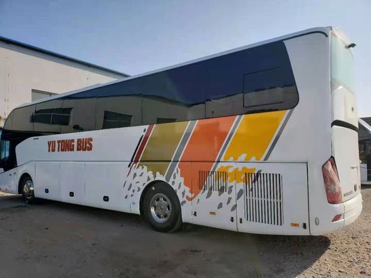Used Yutong Coach ZK6122 53seats Double Doors Euro III Yuchai Engine Low Kilometer Used Tour Bus Airbang Chassis