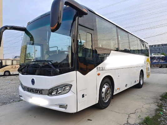 38Seats New Tour Bus Sunlong Brand SLK6903 Airbag Chassis 2020 Euro6 New Coach Bus Low Kilometer Yuchai Rear Engine