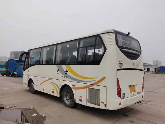 Used Higer Bus KLQ6808 35 Seats Yuchai Rear Engine 140kw Used Coach Bus Steel Chassis Low Kilometer