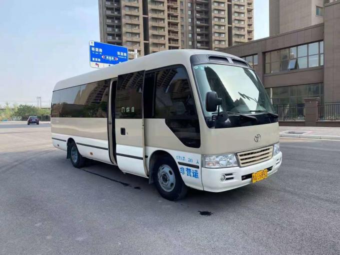Used Coaster Bus 2TR Engine 20 Seats Mini Bus Toyota Coaster Left Hand