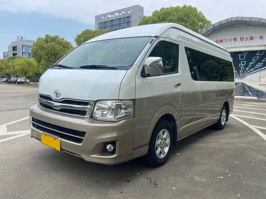 quality  Toyota Hiace 13-Seater Left-Hand Drive Electric Mid-Door Euro 4 Standard Champagne Gold Minibus factory
