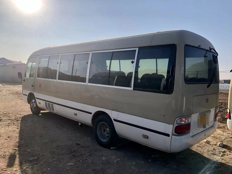 26 Seats Used TOYOTA Coaster Mini Bus Passenger Tourism Bus With Electric Door