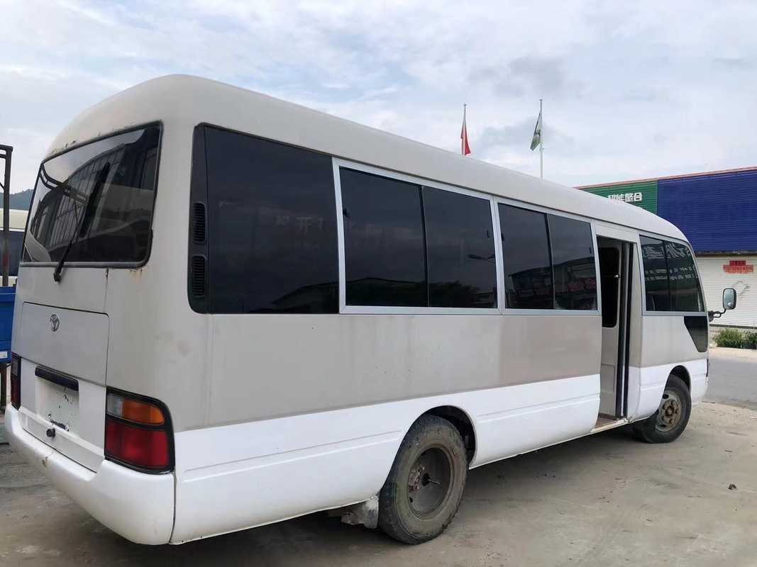 Left Hand Drive Used Toyota Coaster Bus Front Engine 30 Seat Bus For Business