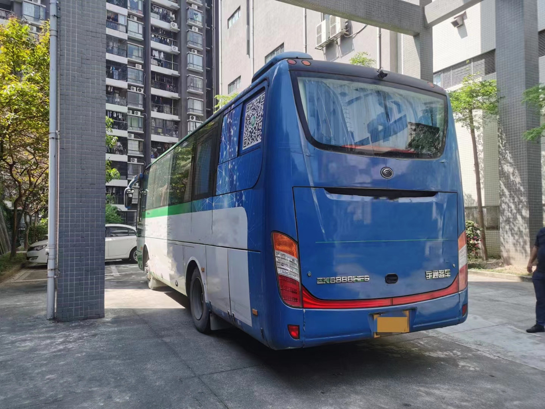 39 Seats Used Yutong Bus ZK6888 Coach RHD Steering Diesel Engines For Transport