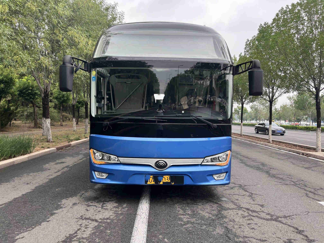 Double Decker Bus Sightseeing Yutong ZK6148 Rear Engine Coach 56 Seat Leftt Hand Driver