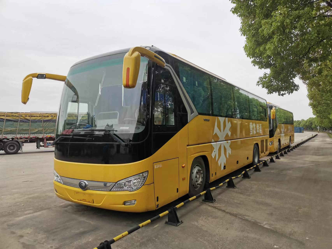 Vip Luxury Seat Used Yutong ZK6119 Coach Buses 46 Seats Rhd Rear Engine Double Door