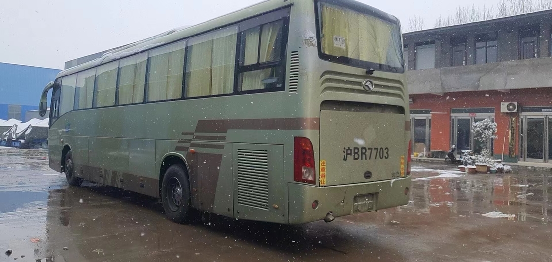 55 Seats Used Coach Bus Second Hand Kinglong XMQ6129 With Diesel Engine LHD Steering