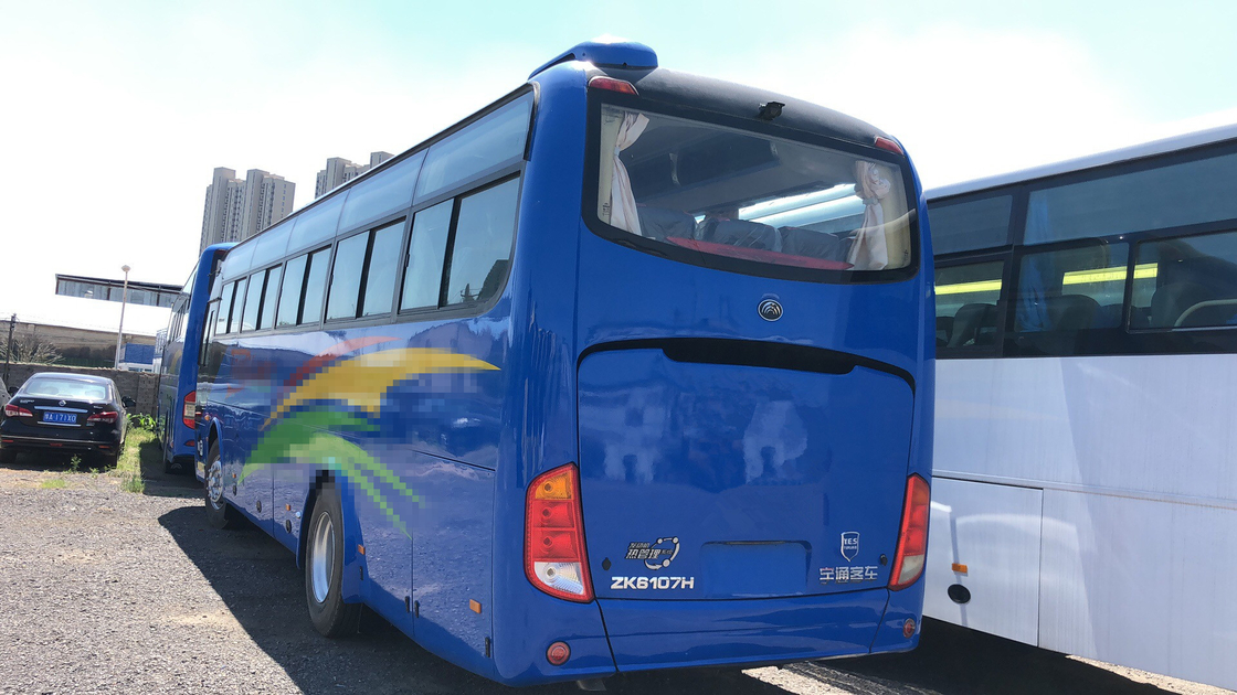 2015 Year 47 Seats Used Yutong ZK6107 Coach Bus With New Seat LHD Steering