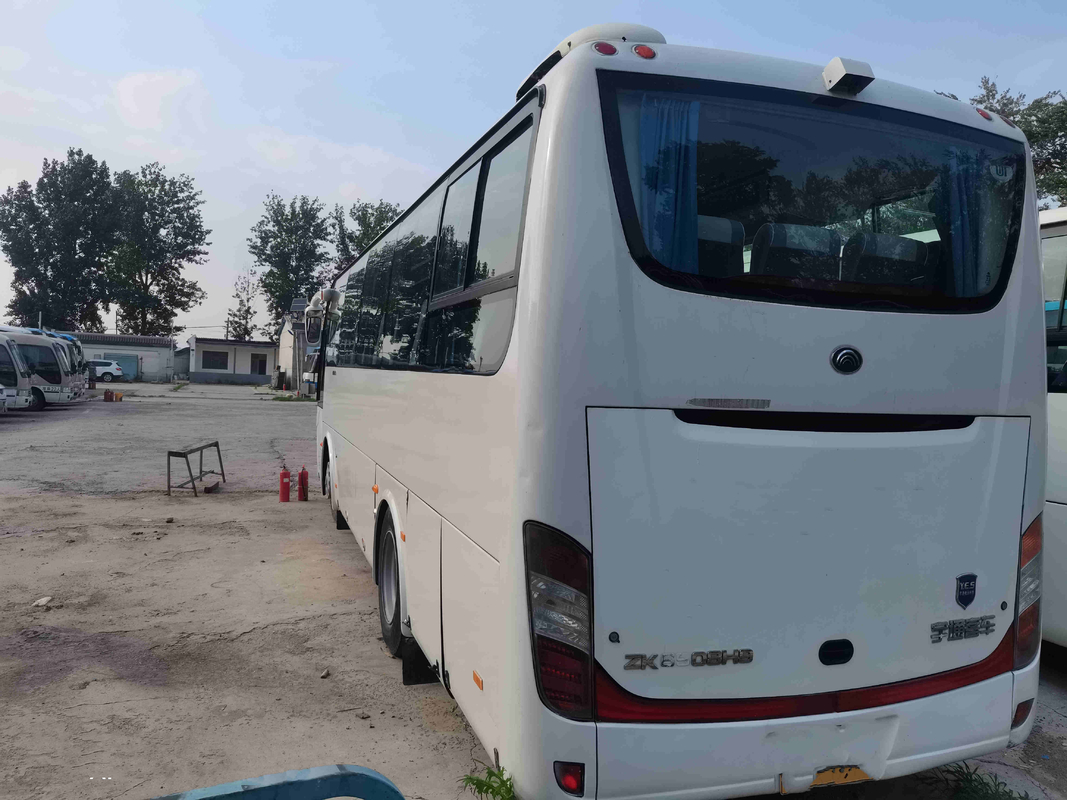 China Yutong Used Tour Bus ZK6908 Passenger Coach 39seats 180kw Yuchai Engine Plate Spring Suspension