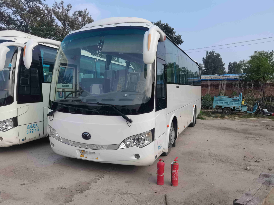 China Yutong Used Tour Bus ZK6908 Passenger Coach 39seats 180kw Yuchai Engine Plate Spring Suspension