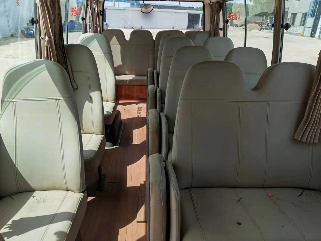 2017 Year 29  Seats Used Toyota Coaster Bus With Diesel 1Hz Engine With Folding Door
