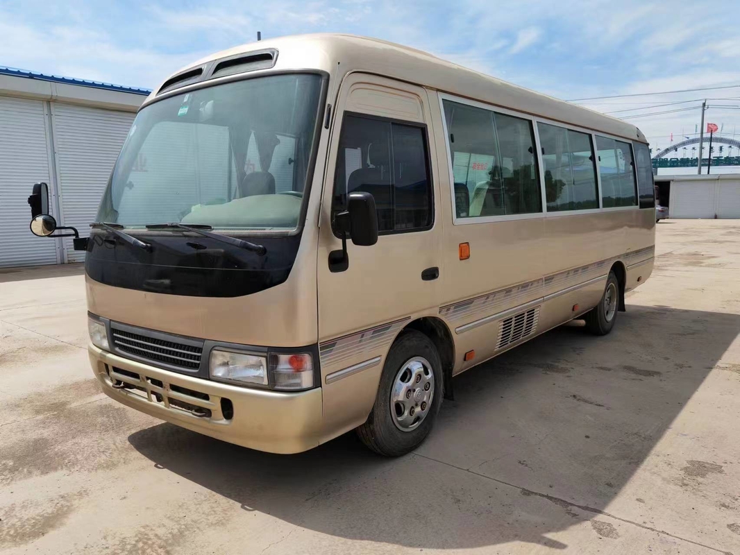 2017 Year 29  Seats Used Toyota Coaster Bus With Diesel 1Hz Engine With Folding Door