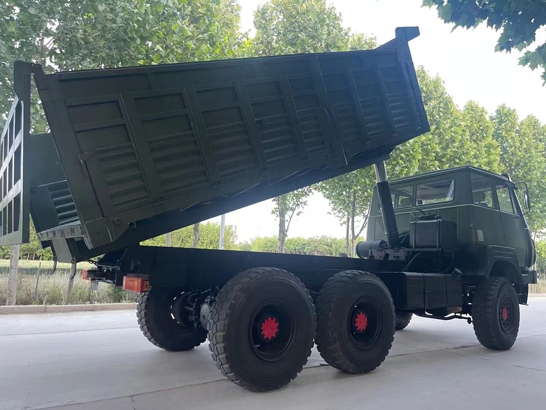 Used 310hp Powerful Diesel Fuel Full Drive Tipper With 3 Differential Locks 6X6 Dump Truck