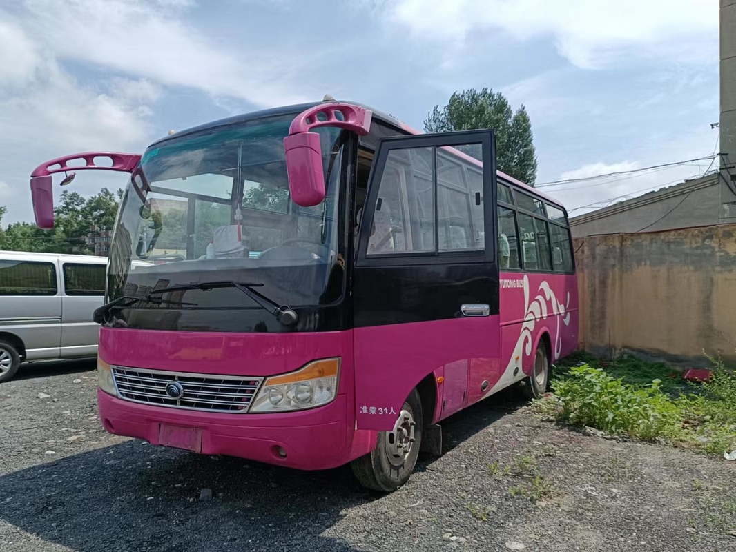 31 Seater Mini Bus Yutong Front Engine Bus Passenger Van ZK6752D Used School Bus