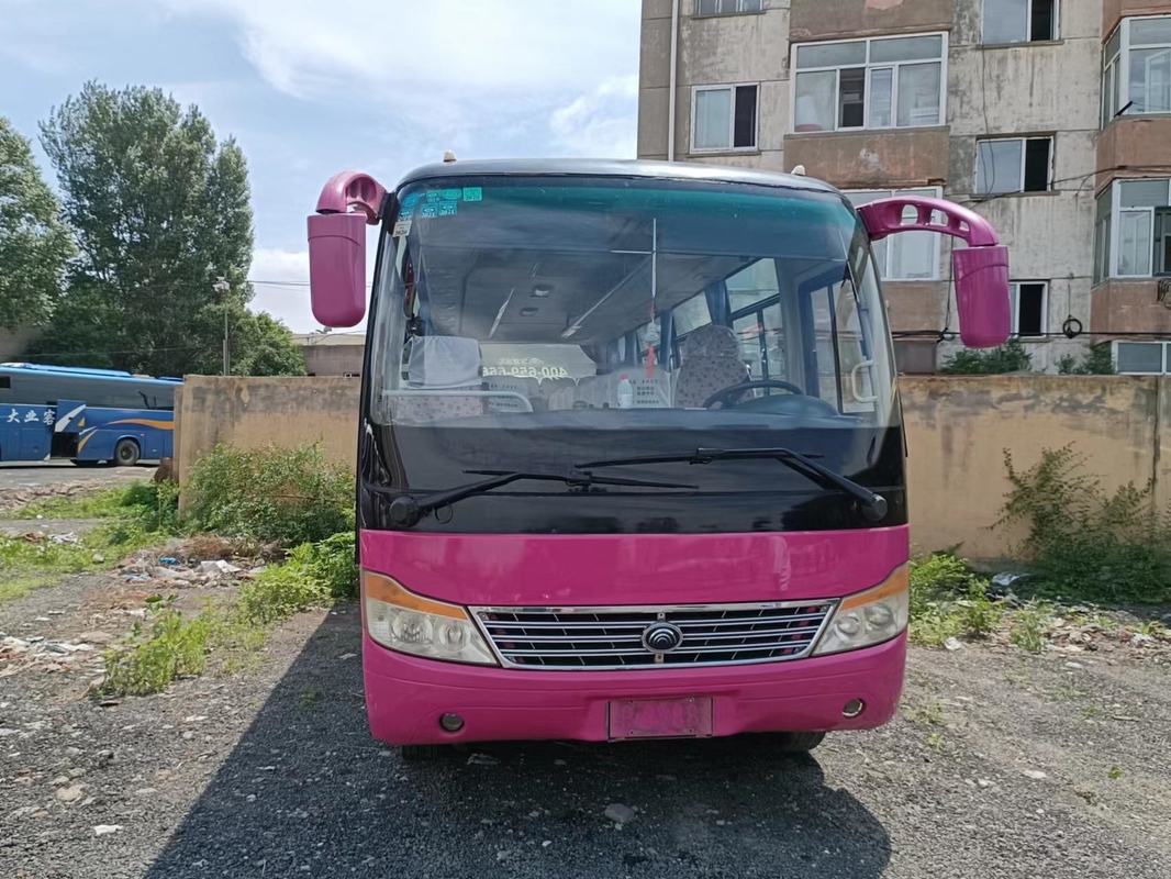31 Seater Mini Bus Yutong Front Engine Bus Passenger Van ZK6752D Used School Bus