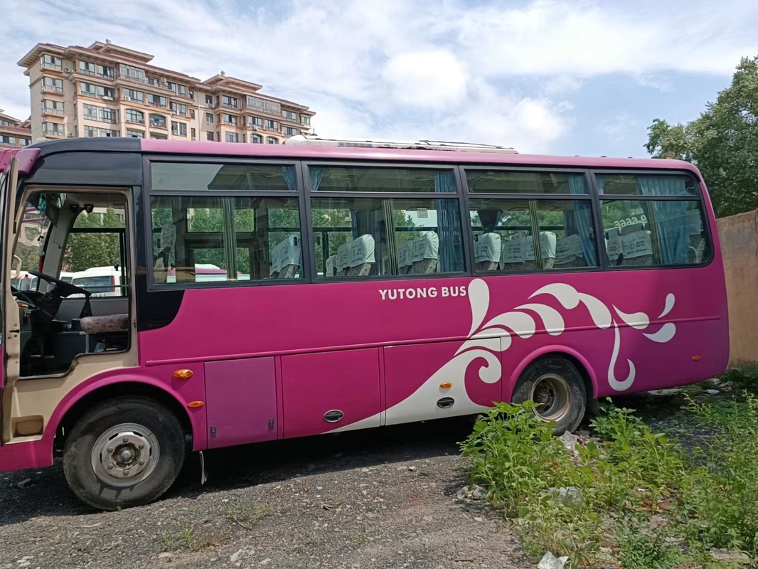 31 Seater Mini Bus Yutong Front Engine Bus Passenger Van ZK6752D Used School Bus