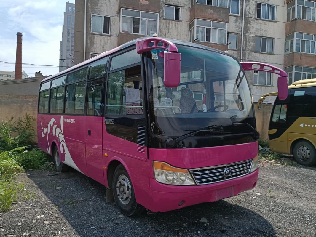 31 Seater Mini Bus Yutong Front Engine Bus Passenger Van ZK6752D Used School Bus