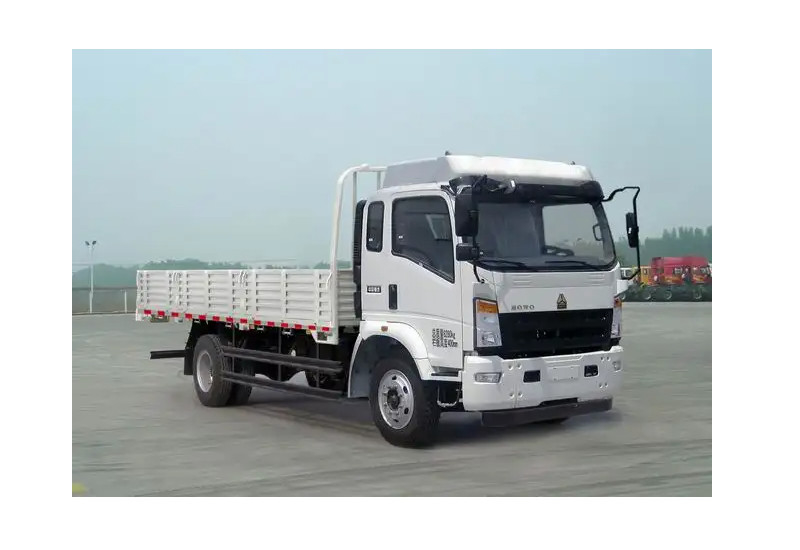 2 Vans Cargo Truck Euro Ii Howo Powerful Cargo Truck 420hp Double Fence Trailers Truck