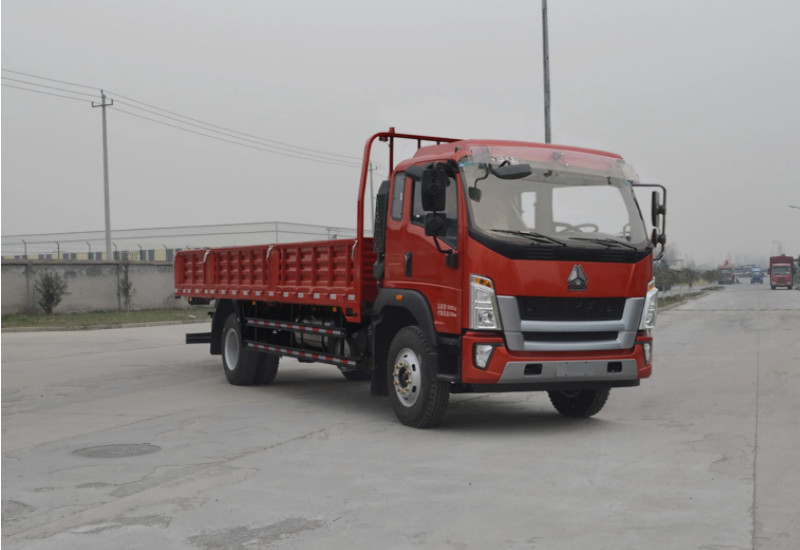2 Vans Cargo Truck Euro Ii Howo Powerful Cargo Truck 420hp Double Fence Trailers Truck