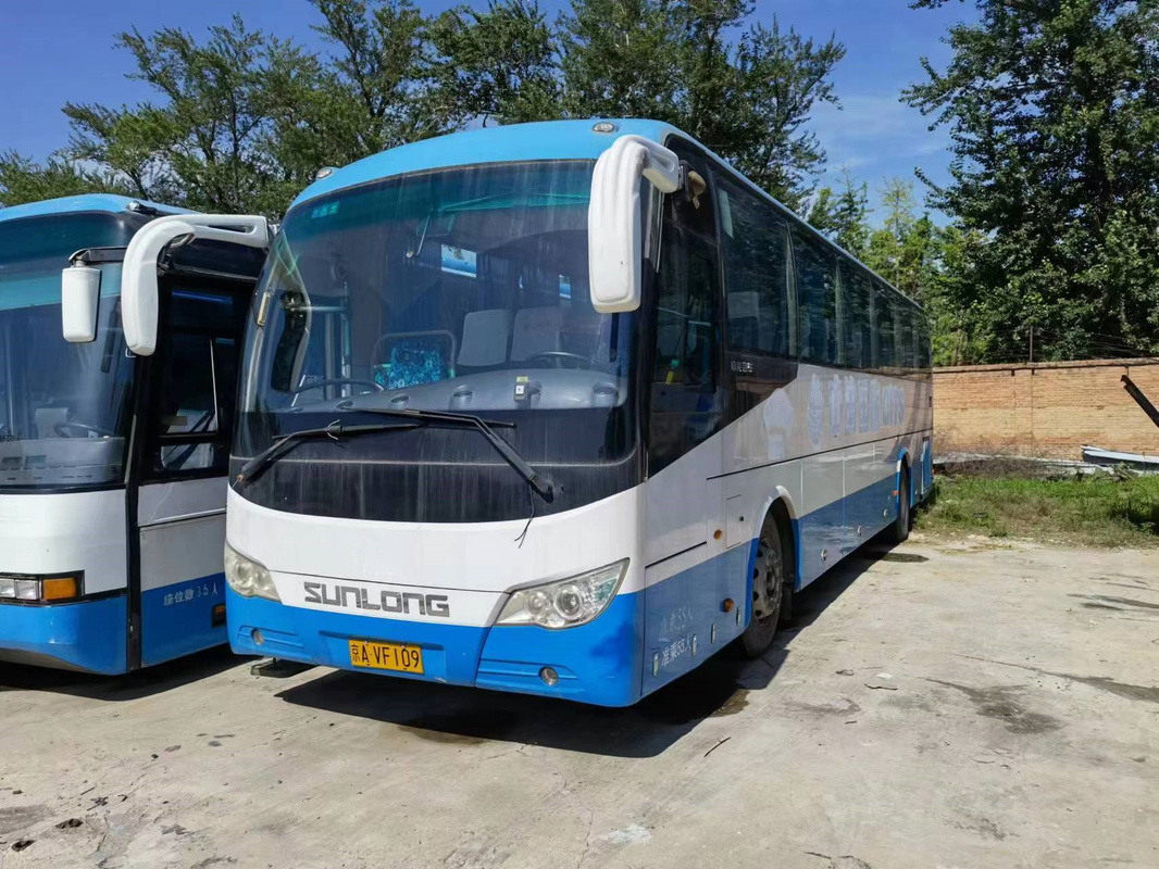 2013 Year 55 Seats Used Sunlong Bus SLK6122 Coach Bus LHD Steering In Good Condition