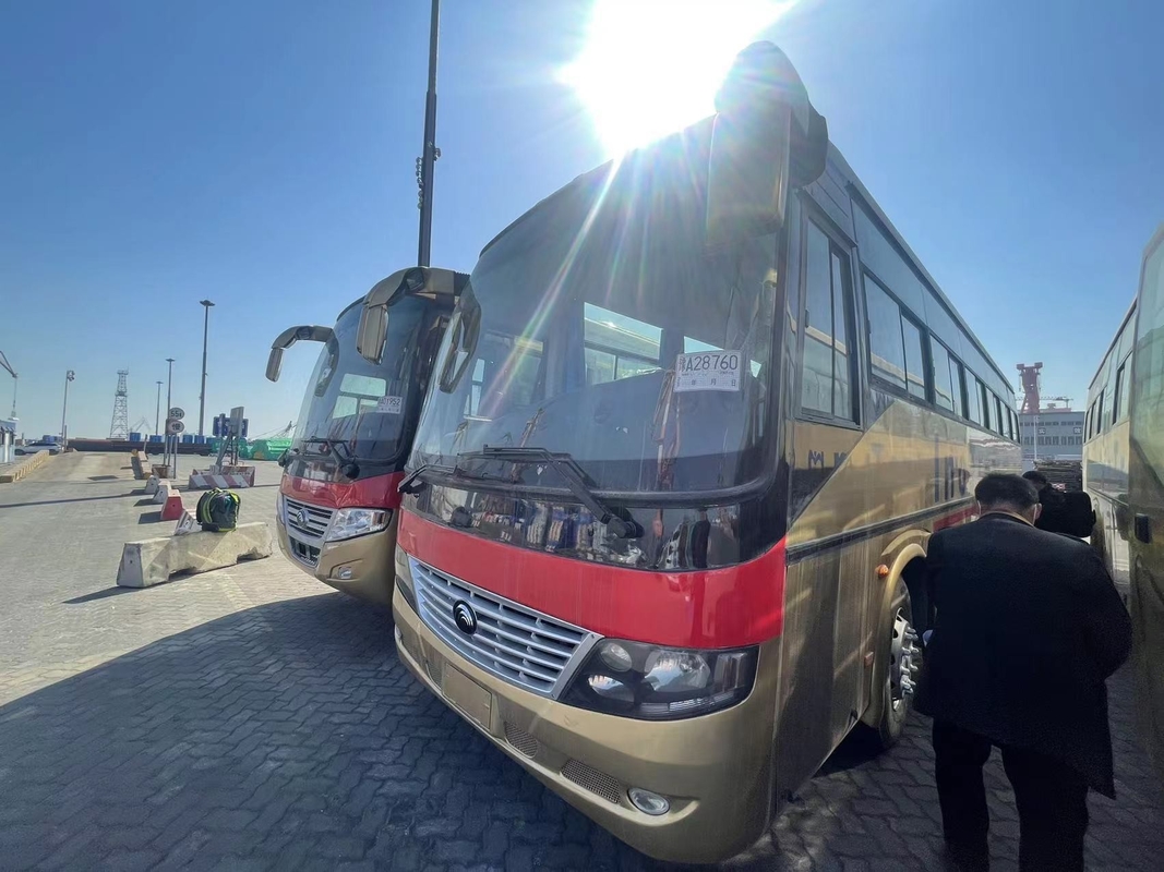 Used Tour Bus Front Engine Yutong 53-65seats Right hand drive Yuchai engine ZK6116D