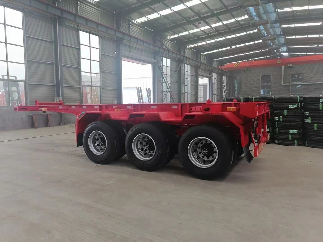 Three Axle Semi Trailer Platform Trailer Brand New Made In China