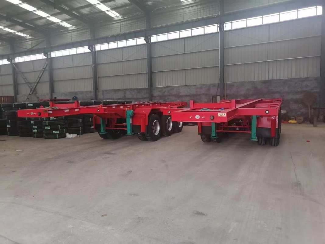 Three Axle Semi Trailer Platform Trailer Brand New Made In China