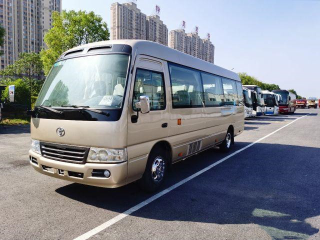 Left Hand Drive Used Coaster Bus Japanese Mini Bus Toyota Brand 29seats 2TR