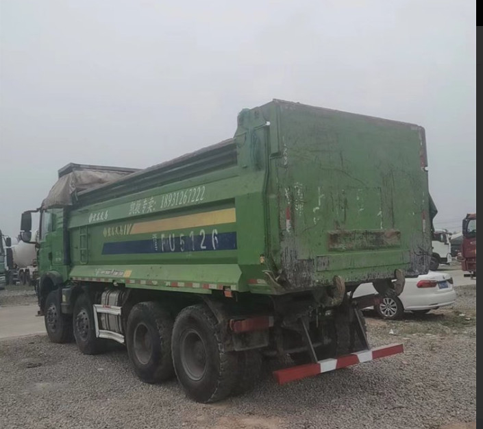 Howo 8x4 Four Axles Used Dump Truck Tipper With 375HP 317HP For Sale
